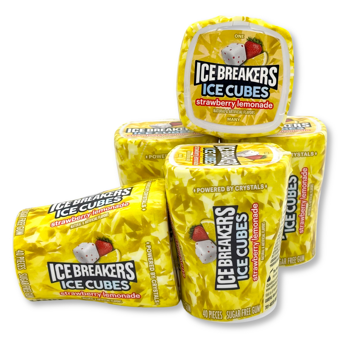 Ice Breakers Ice Cubes Strawberry Lemonade