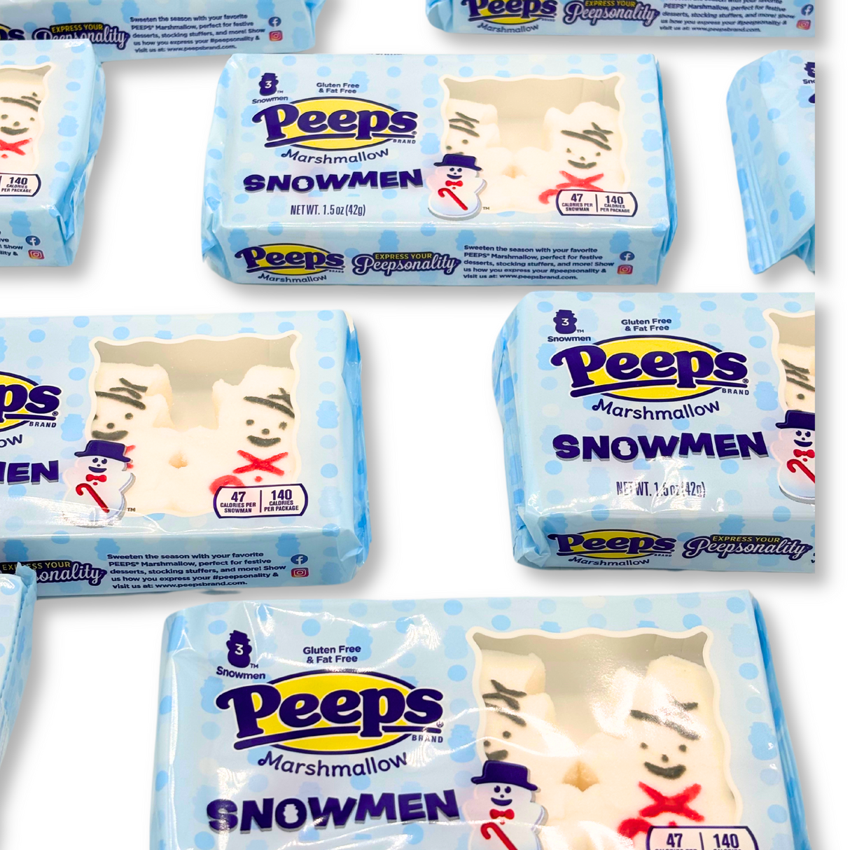 Peeps Marshmallow Snowmen